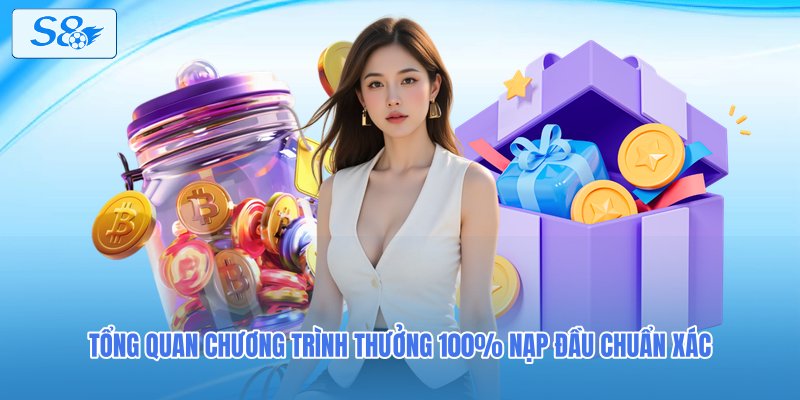 Tổng quan chương trình thưởng 100% nạp đầu chuẩn xác